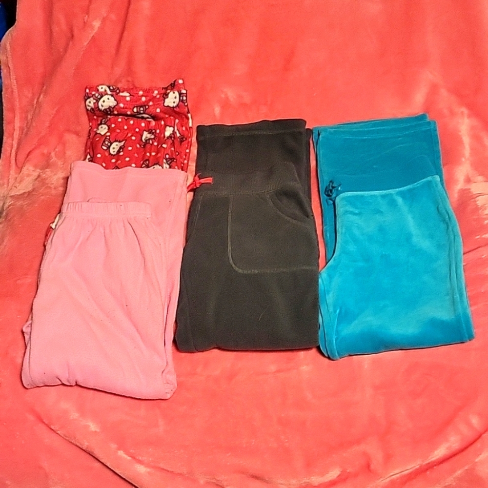 Set of 4 Girls (M) Lounge Pants